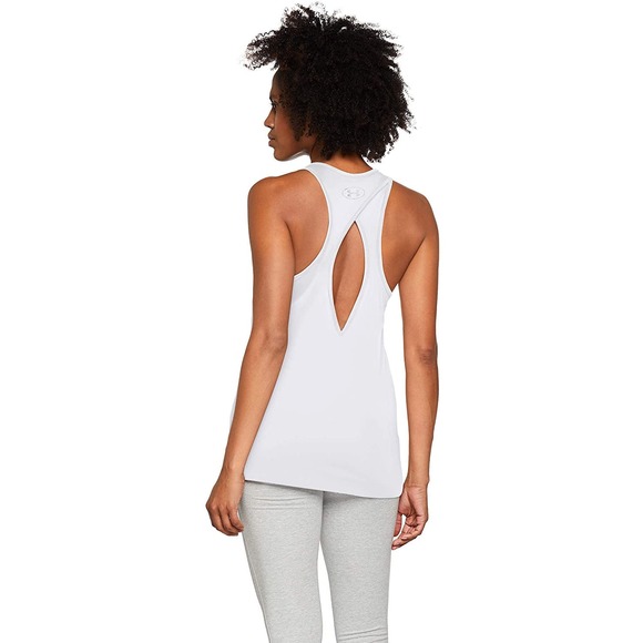 Under Armour Women's Tech White Yoga Running Tank Graphic NWT Small - Picture 2 of 2